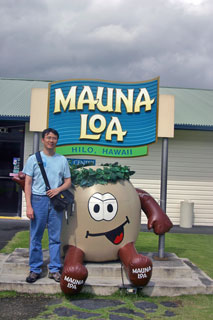 In Front of the Mauna Loa Gift Store